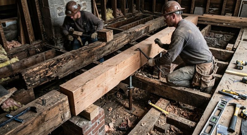 Floor Beam Repair in Kansas City, KS