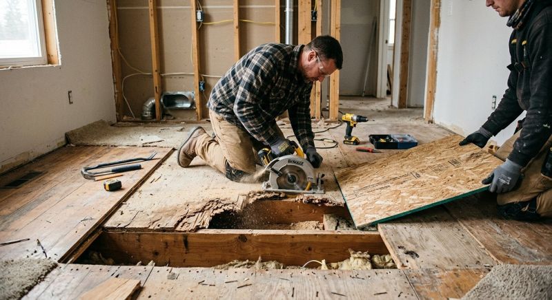 Squeaking Floor Repair in Kansas City, KS